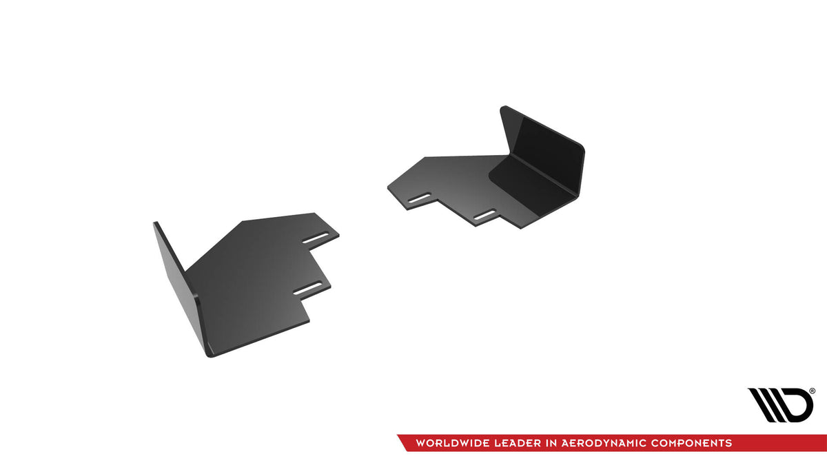 Hintere Seiten Flaps passend für Mercedes-Benz A 45 AMG W176 Facelift schwarz Hochglanz – Ansicht 6
