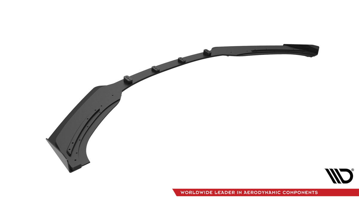 Street Pro Street+ Spoilerlippe Front Ansatz + Flaps passend für Audi TT S / S-Line 8S schwarz Hochglanz – Ansicht 6