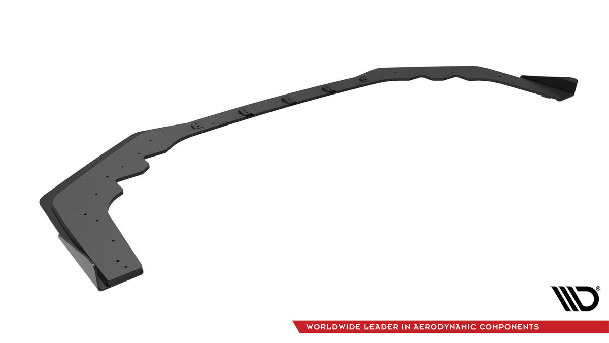 Street Pro Street+ Spoilerlippe Front Ansatz + Flaps passend für Subaru WRX STI Mk1 Facelift schwarz Hochglanz – Ansicht 7