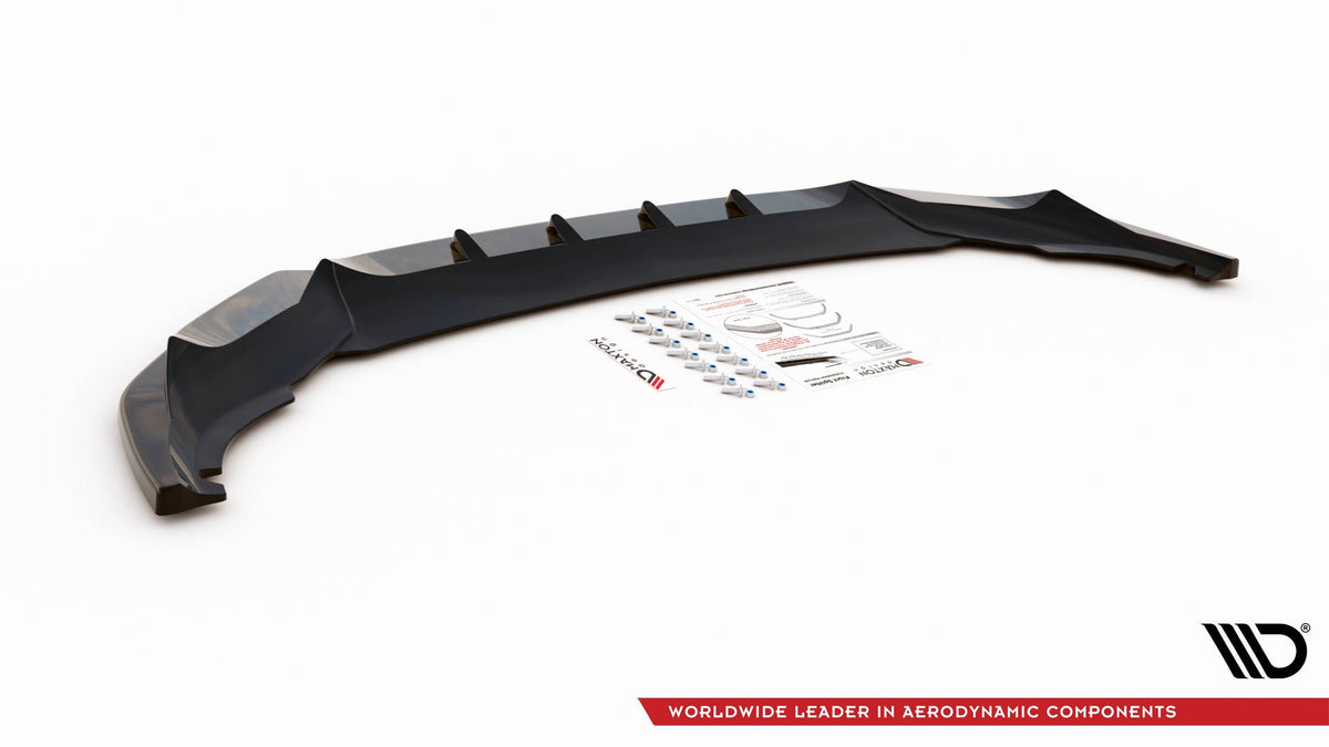 Street+ Spoilerlippe Front Ansatz V.1 passend für Cupra Formentor schwarz Hochglanz – Ansicht 5