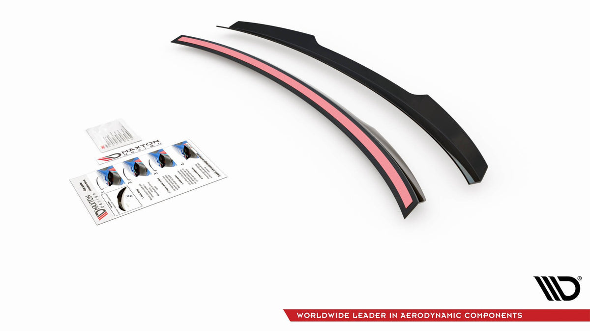 Heckspoiler Lippe Skoda Octavia Liftback Mk3 Facelift schwarz Hochglanz – Ansicht 5