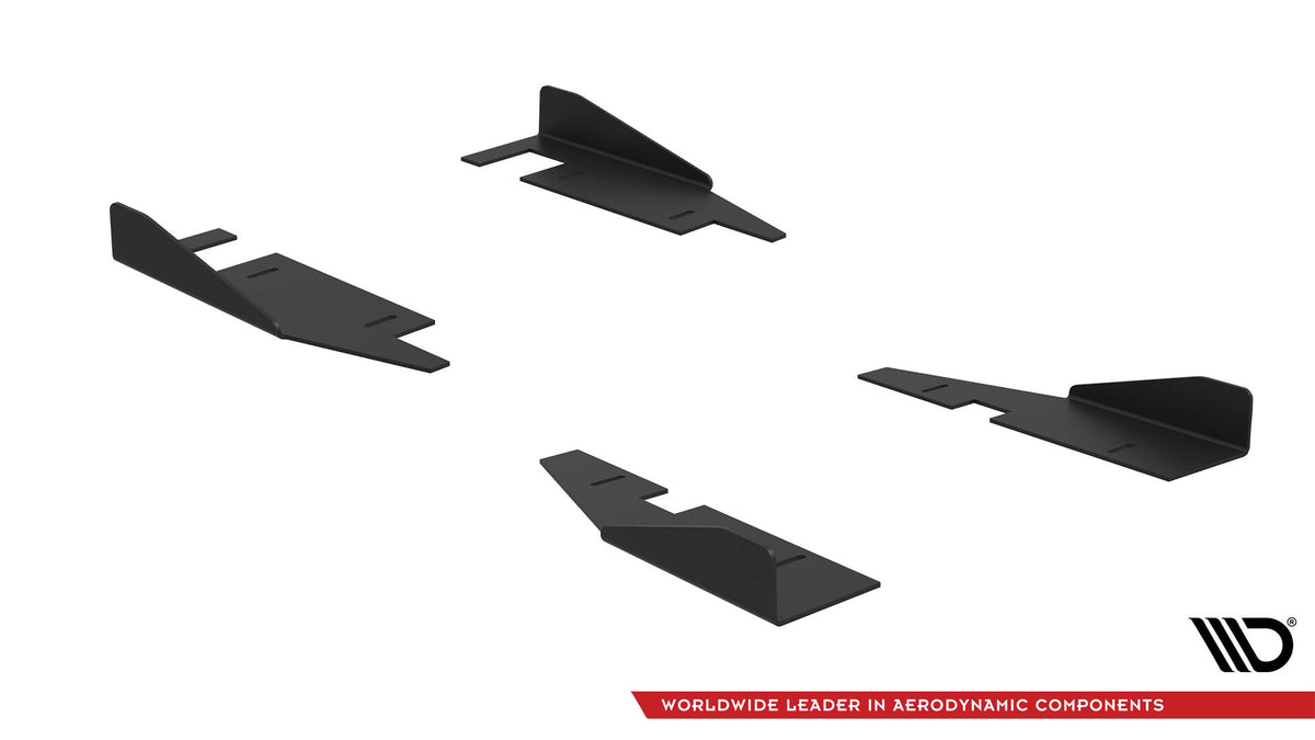 Seitenschweller Flaps passend für Kia Stinger GT / GT-Line / Standard Mk1 schwarz Hochglanz – Ansicht 9