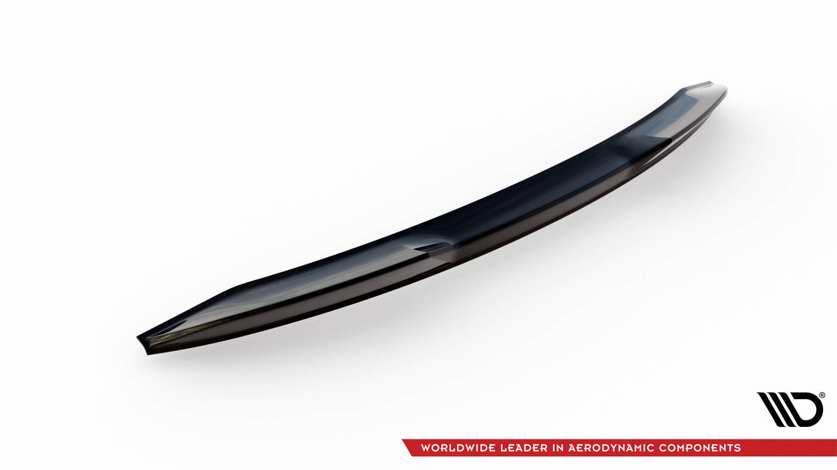 Niedriger Heckspoiler Lippe 3D Alfa Romeo Stelvio Mk1 schwarz Hochglanz – Ansicht 6