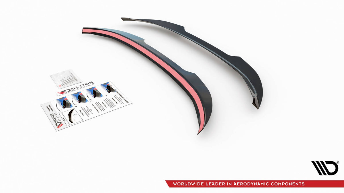 Heckspoiler Lippe Peugeot 308 SW Mk2 schwarz Hochglanz – Ansicht 6