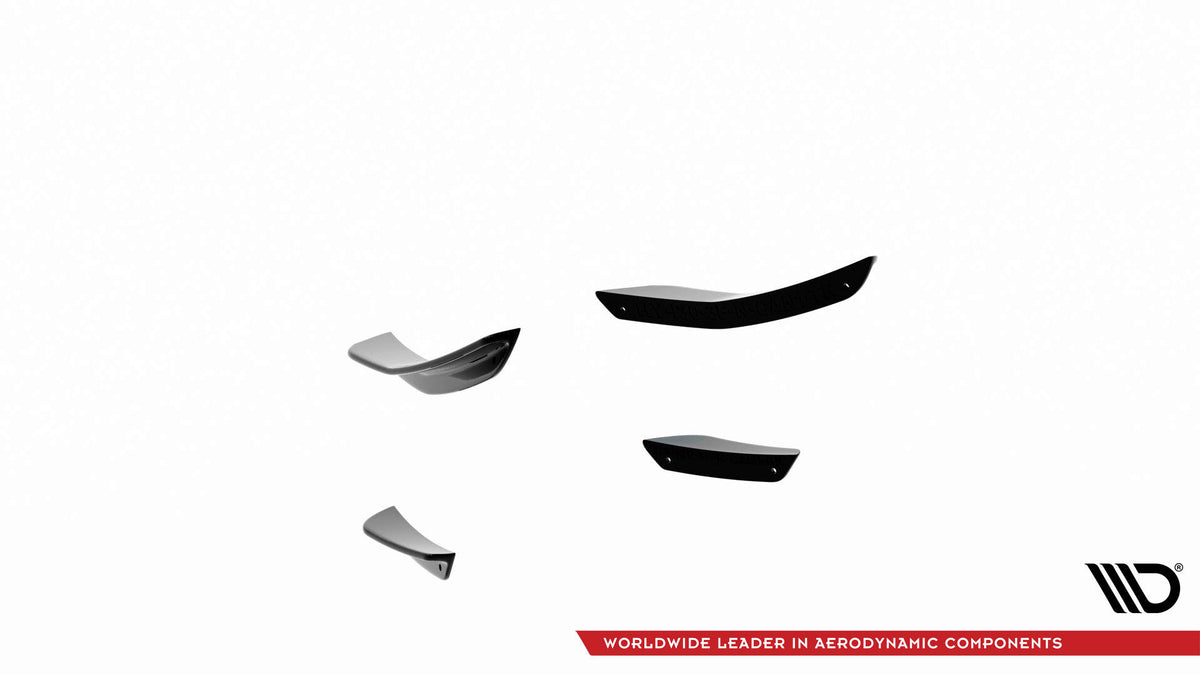 Stoßstangen Flaps Wings vorne Canards passend für Hyundai I30 N / I30 N-Line Hatchback/Fastback Mk3 Facelift – Ansicht 8