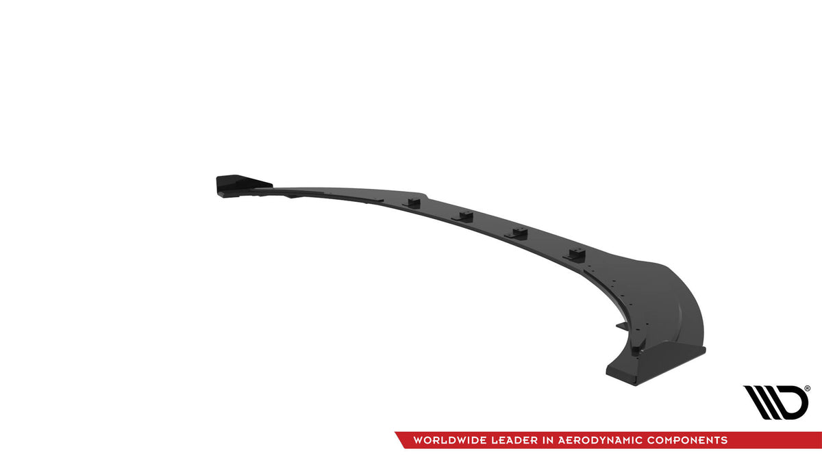 Street Pro Street+ Spoilerlippe Front Ansatz passend für + Flaps passend für V.1 + Flaps Toyota GR86 Mk1 schwarz Hochglanz – Ansicht 6