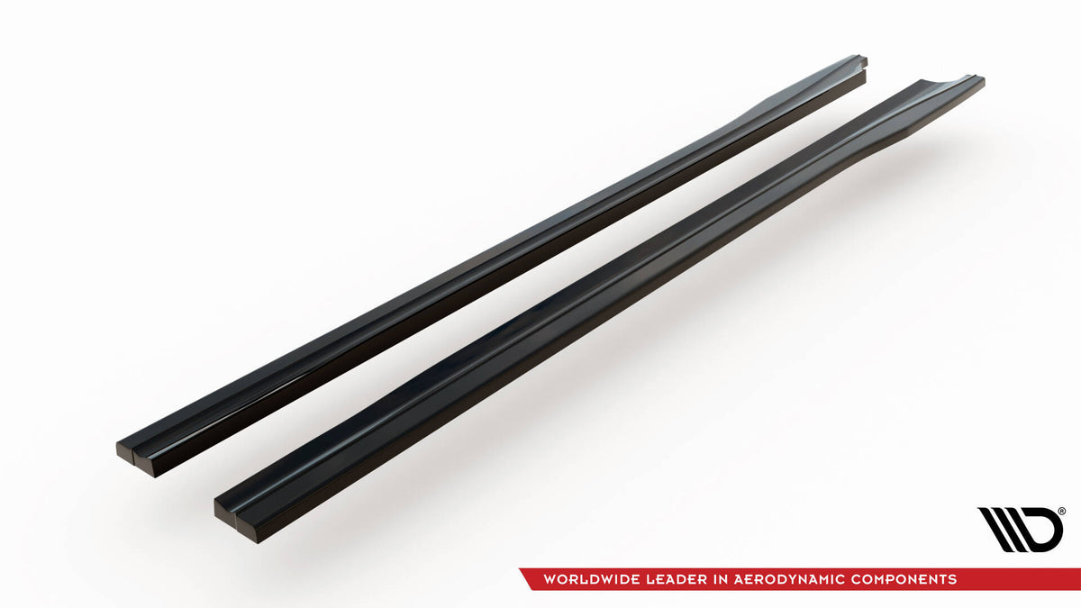 Street+ Seitenschweller Leisten passend für V.1 passend für Subaru BRZ Mk1 / Mk1 Facelift / Toyota GT86 Facelift schwarz Hochglanz – Ansicht 6