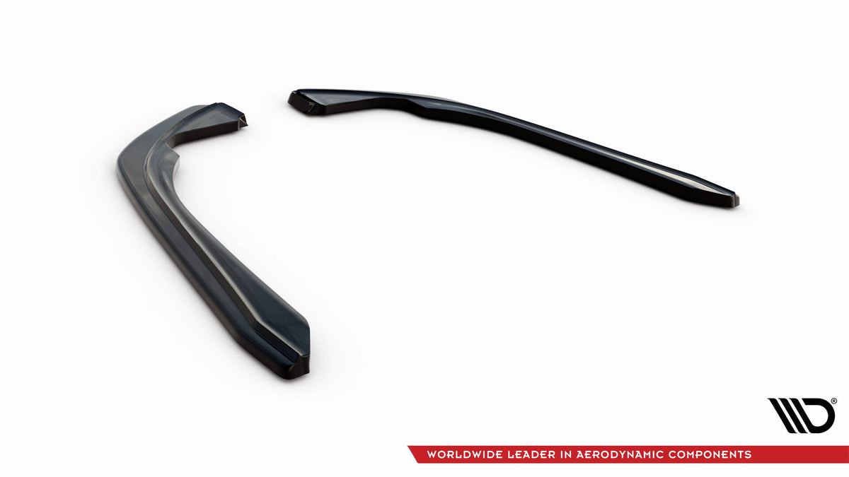 Heck Ansatz Flaps Diffusor passend für VW Arteon R-Line Limousine / Shooting Brake Mk1 schwarz Hochglanz – Ansicht 6