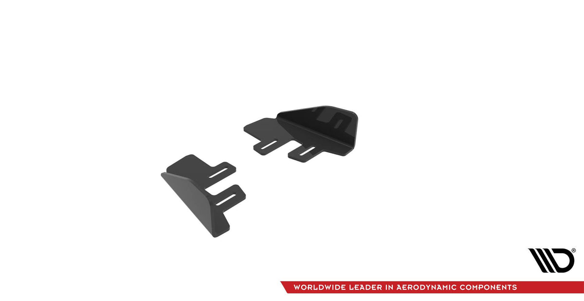 Hintere Seiten Flaps passend für VW Golf R Mk7 Facelift schwarz Hochglanz – Ansicht 6