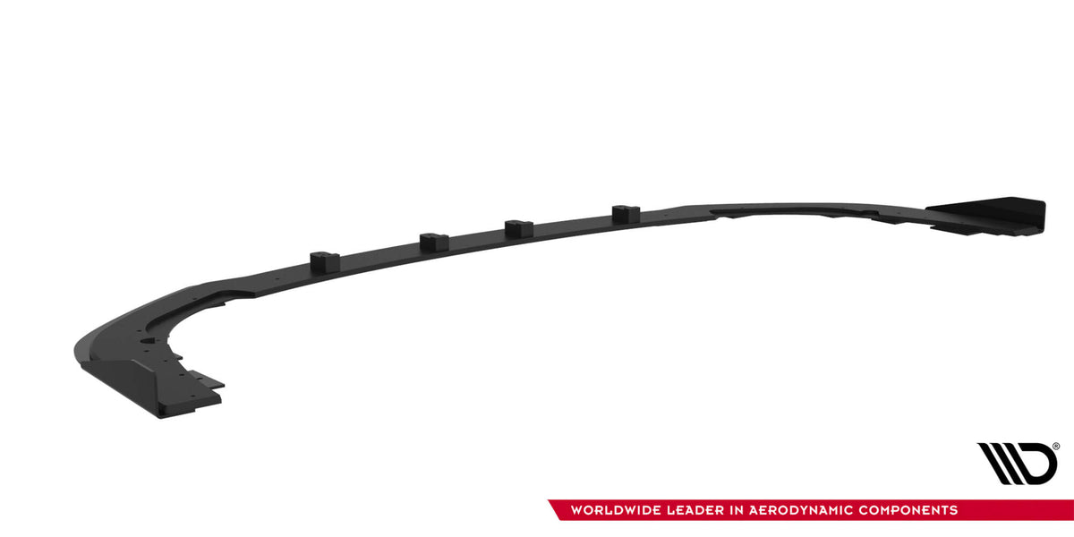 Street Pro Street+ Spoilerlippe Front Ansatz + Flaps passend für Subaru Impreza WRX STI Mk3 Facelift schwarz Hochglanz – Ansicht 8
