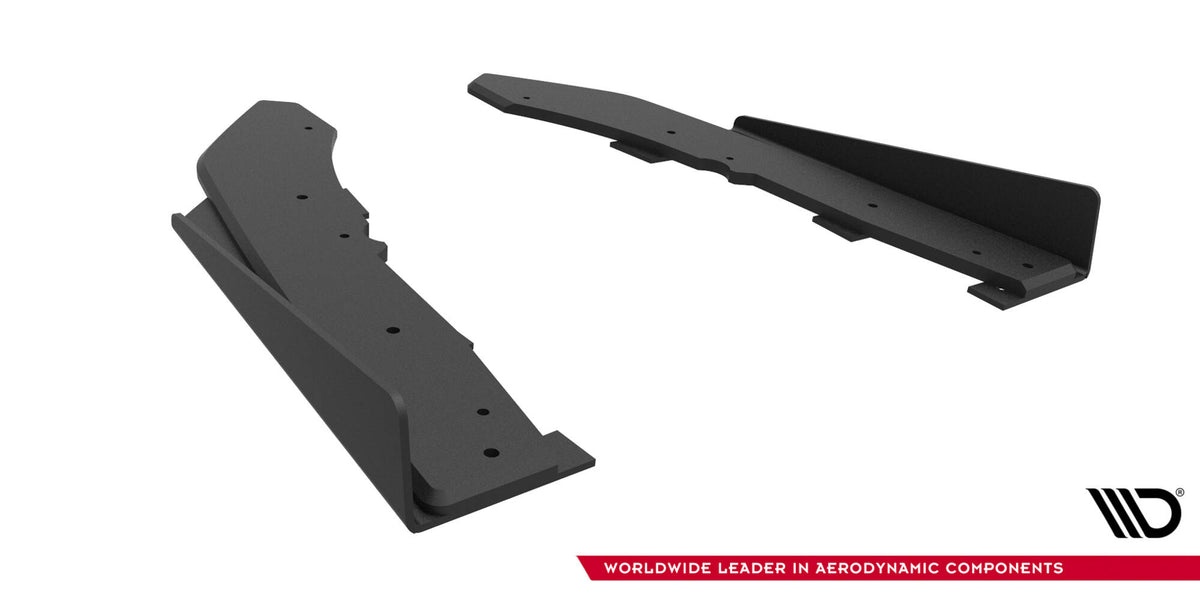 Street Pro Heck Ansatz Flaps Diffusor + Flaps passend für BMW M440i G22 / G23 / G22 Facelift / G23 Facelift schwarz Hochglanz – Ansicht 6