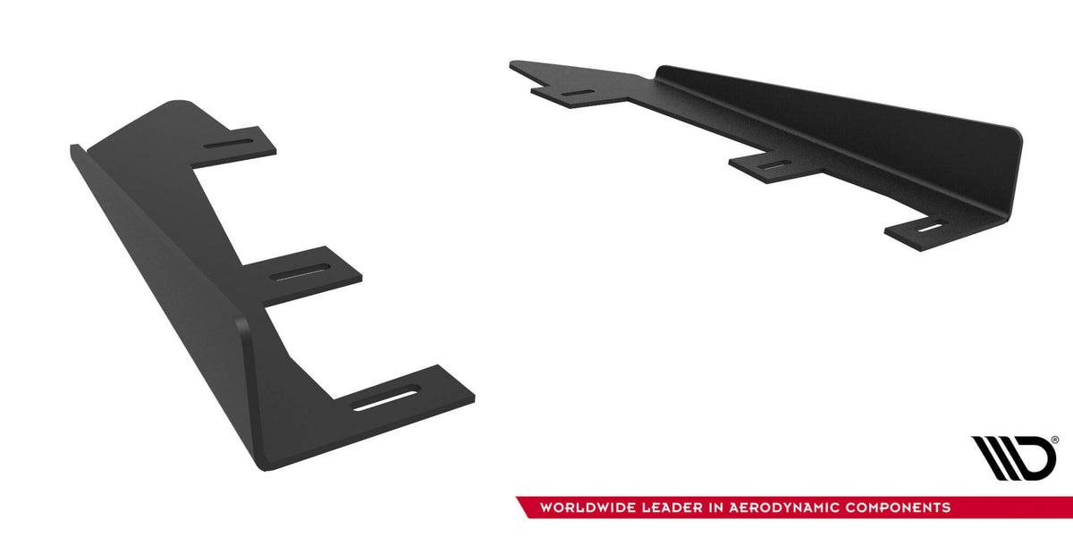 Hintere Seiten Flaps passend für BMW M440i G22 / G23 / G22 Facelift / G23 Facelift schwarz Hochglanz – Ansicht 6