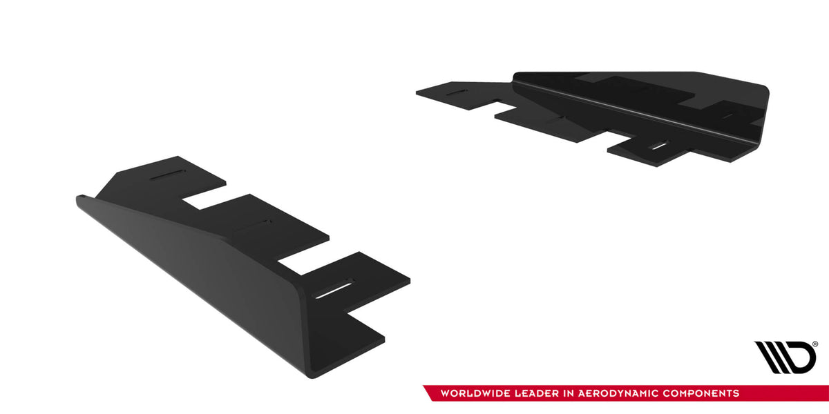 Seitenschweller Flaps passend für Mercedes-AMG CLE 53 Aero C236 schwarz Hochglanz – Ansicht 8