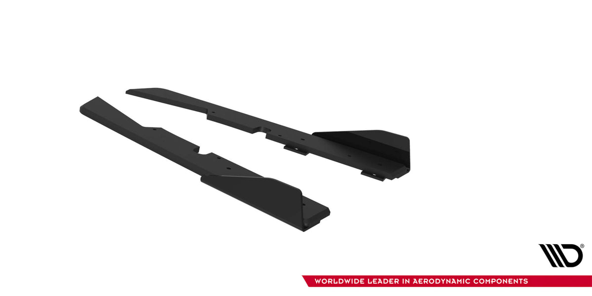 Street Pro Heck Ansatz Flaps Diffusor + Flaps passend für Ford Subaru Impreza WRX STI Mk3 Facelift schwarz Hochglanz – Ansicht 6