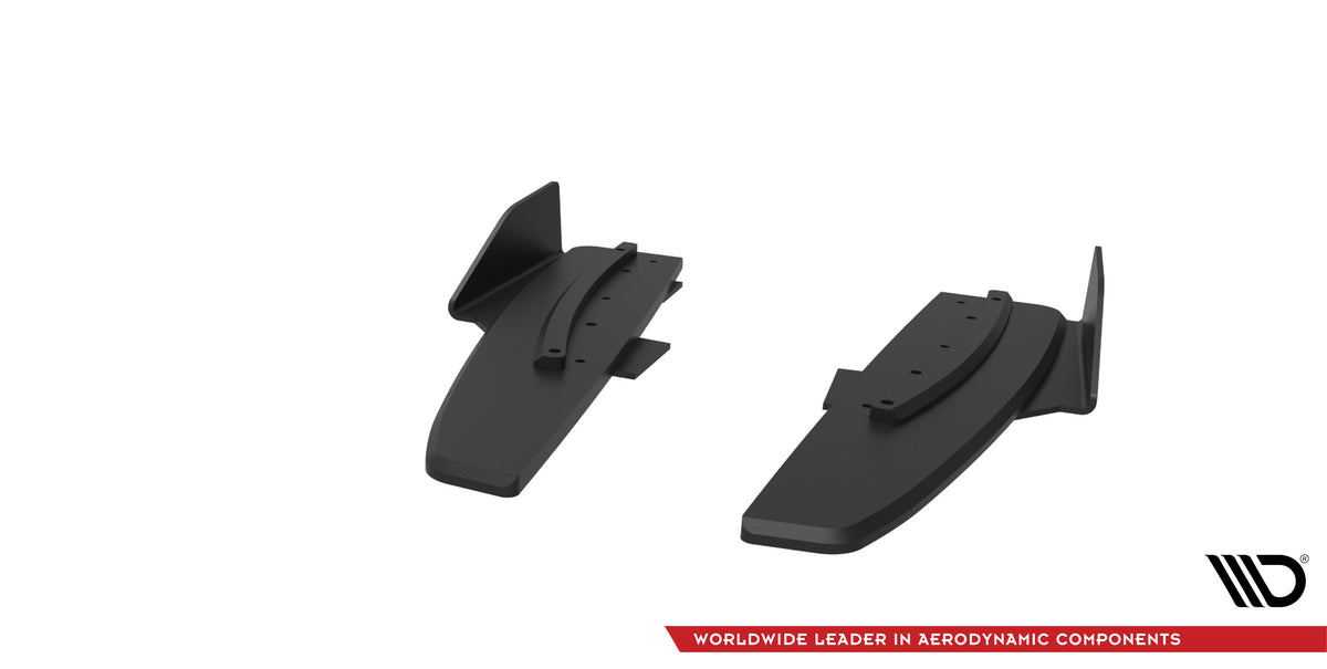 Street Pro Heck Ansatz Flaps Diffusor + Flaps passend für Mercedes-AMG CLA 45 C117 Facelift schwarz Hochglanz – Ansicht 6