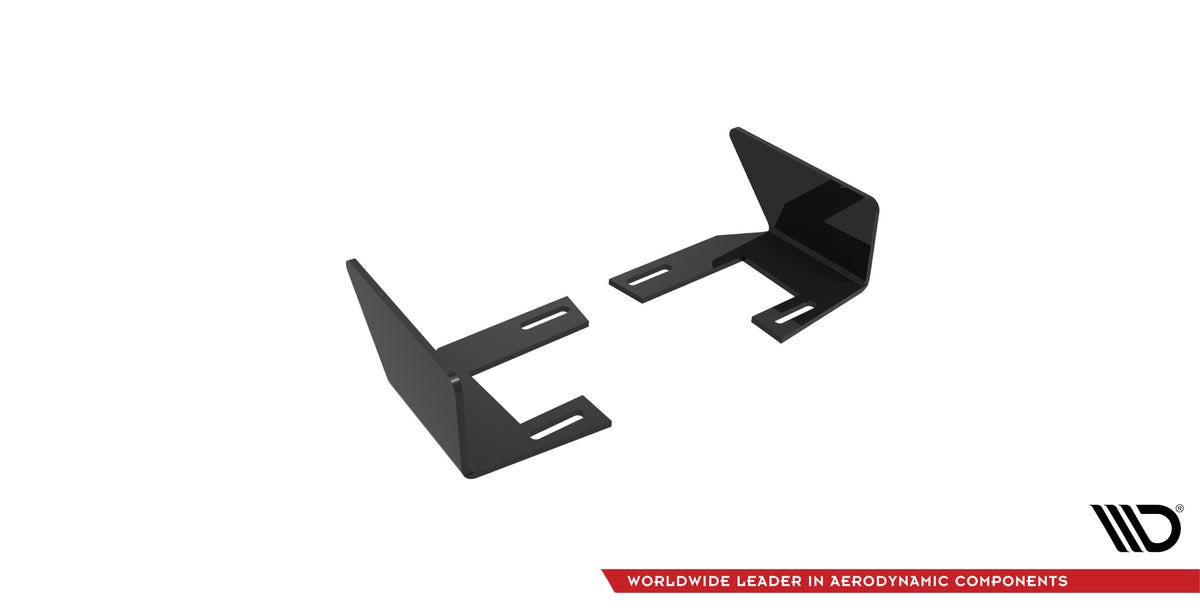 Hintere Seiten Flaps passend für Peugeot 208 GT Mk2 schwarz Hochglanz – Ansicht 5