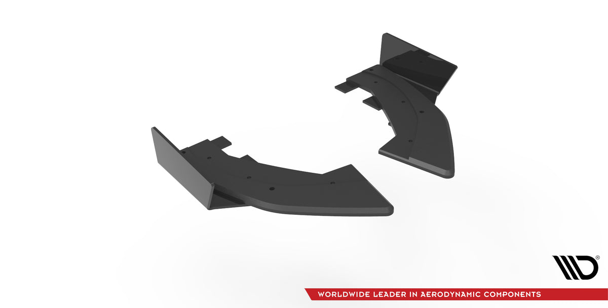 Street Pro Heck Ansatz Flaps Diffusor + Flaps passend für Audi RS3 Sportback 8Y schwarz Hochglanz – Ansicht 6