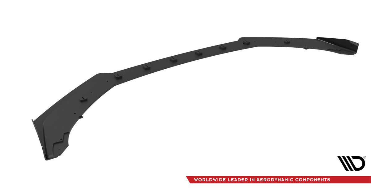 Street Pro Street+ Spoilerlippe Front Ansatz + Flaps passend für Peugeot 208 GT Mk2 schwarz Hochglanz – Ansicht 6