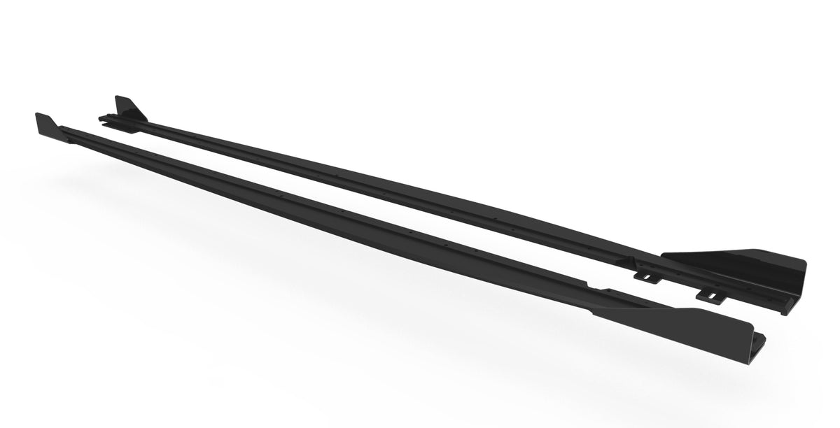 Street Pro Street+ Seitenschweller Leisten + Flaps passend für Audi RS3 Limousine 8Y schwarz Hochglanz – Ansicht 6