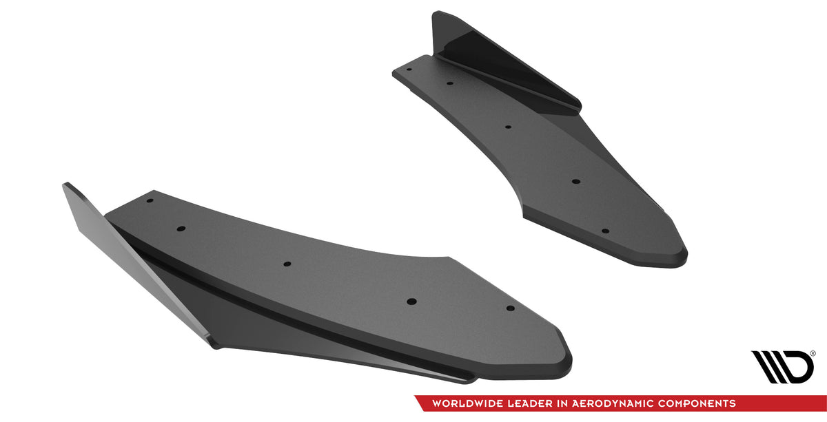 Street Pro Heck Ansatz Flaps Diffusor + Flaps passend für Audi S3 Limousine 8Y schwarz Hochglanz – Ansicht 7
