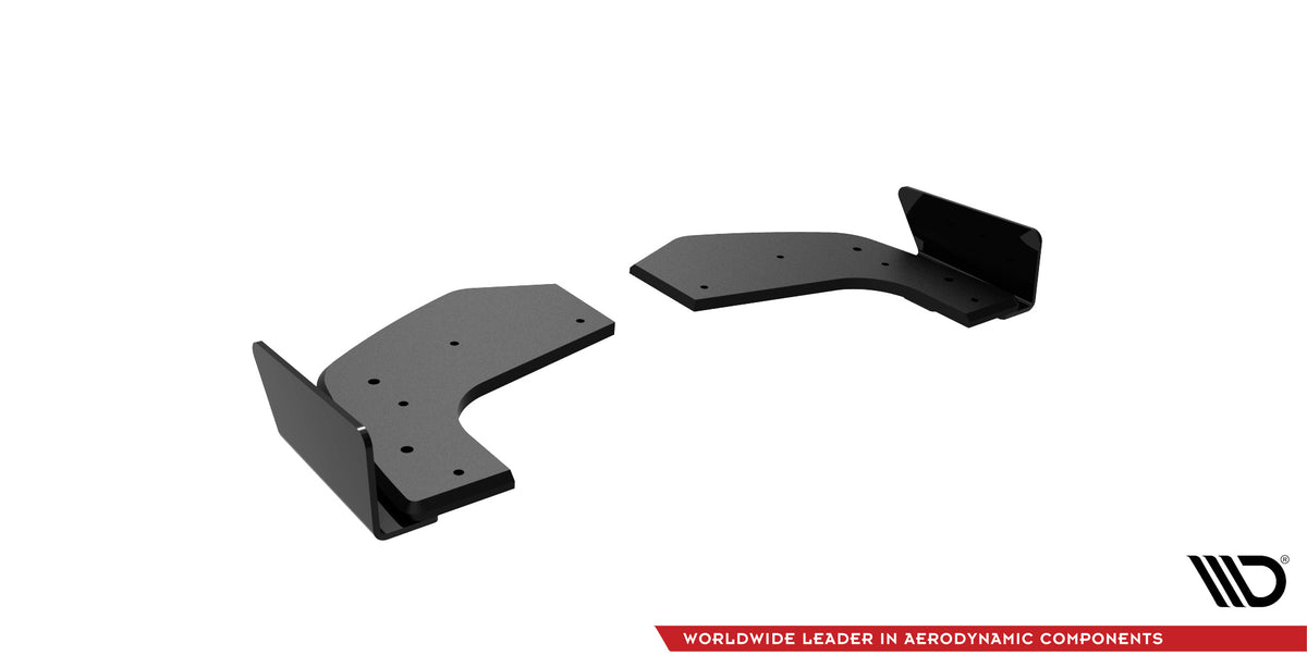Street Pro Heck Ansatz Flaps Diffusor + Flaps passend für Hyundai I20 N Mk3 schwarz Hochglanz – Ansicht 6