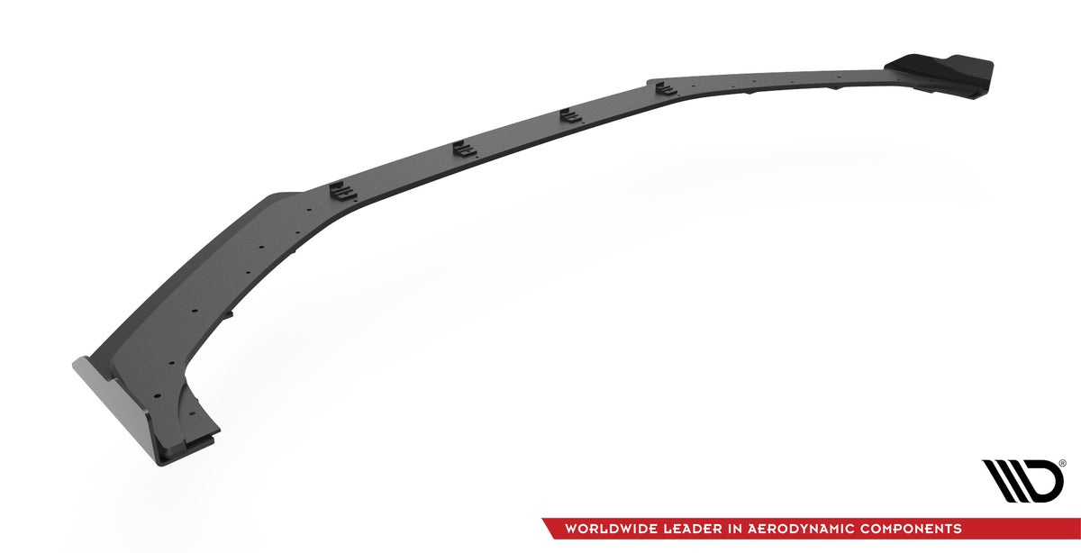 Street Pro Street+ Spoilerlippe Front Ansatz passend für + Flaps passend für V.1 + Flaps Hyundai I20 N Mk3 schwarz Hochglanz – Ansicht 6