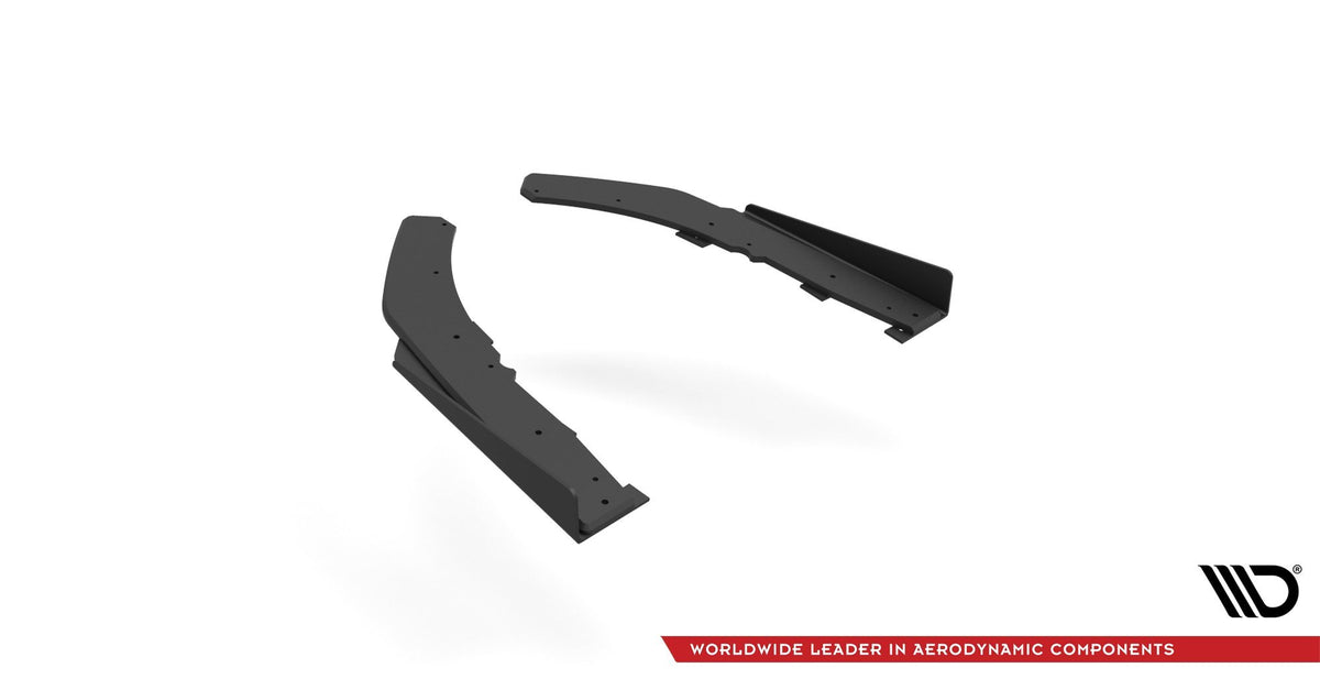Street Pro Heck Ansatz Flaps Diffusor + Flaps passend für BMW 4er M-Paket G22 / G23 / G22 Facelift / G23 Facelift schwarz Hochglanz – Ansicht 5
