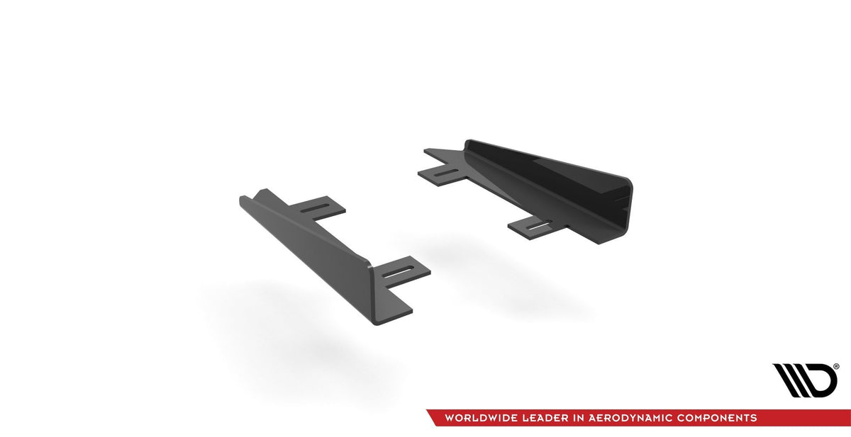 Seitenschweller Flaps passend für BMW 4er M-Paket / M440i G22 / G23 / G22 Facelift / G23 Facelift schwarz Hochglanz – Ansicht 6
