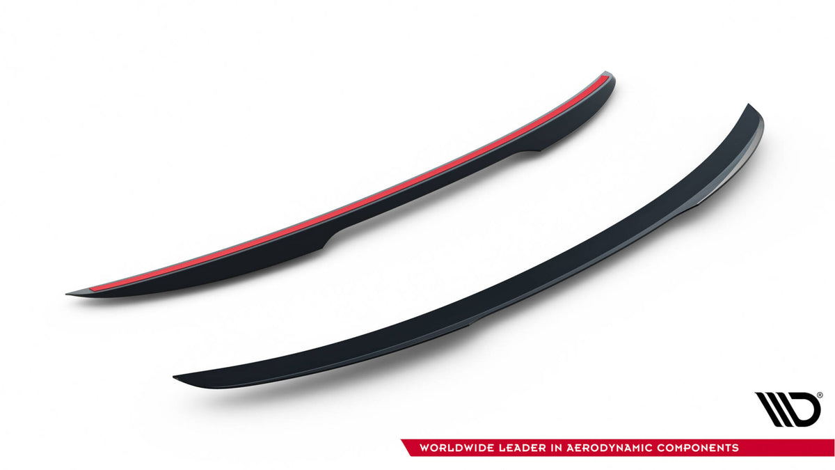 Heckspoiler Lippe Porsche 911 Turbo S Sport Package 992 schwarz Hochglanz – Ansicht 8