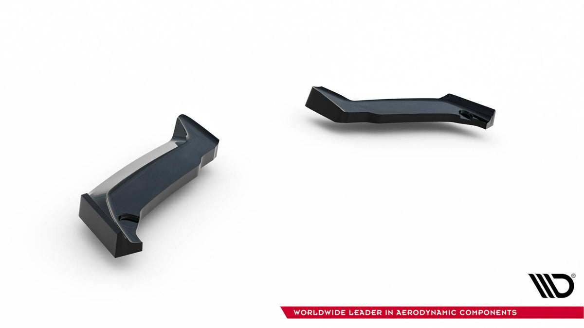 Heck Ansatz Flaps Diffusor V.1 passend für Toyota GR Yaris Mk4 Facelift schwarz Hochglanz – Ansicht 7