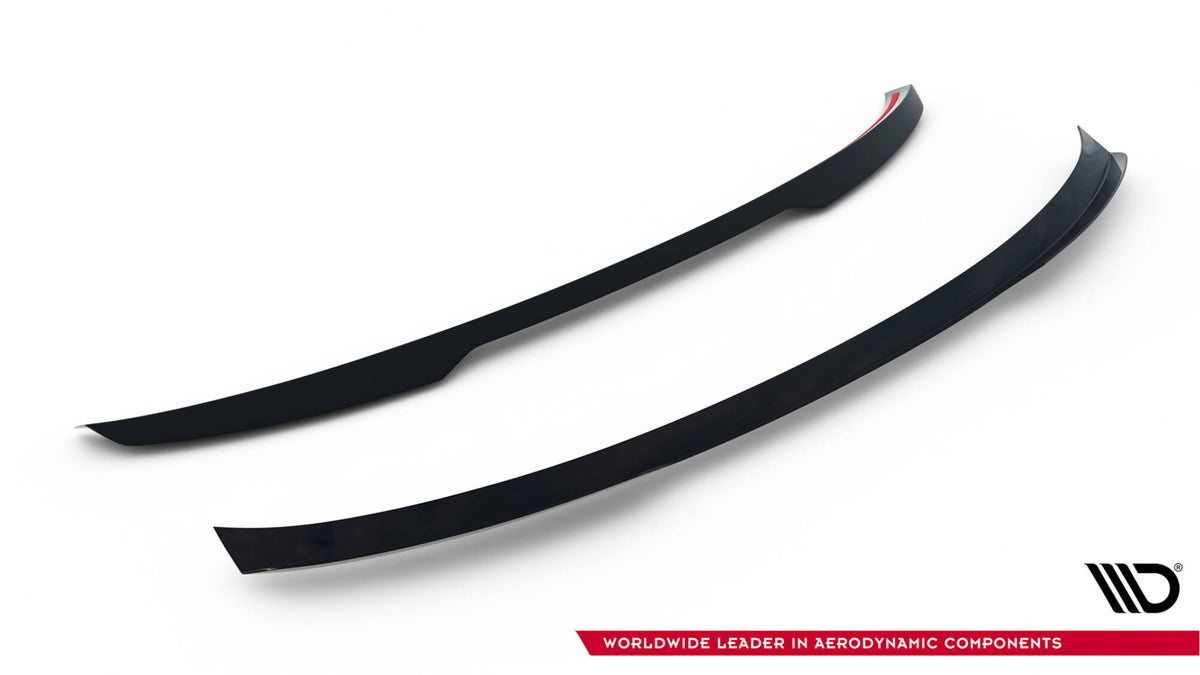 Niedriger Heckspoiler Lippe Audi e-tron schwarz Hochglanz – Ansicht 10