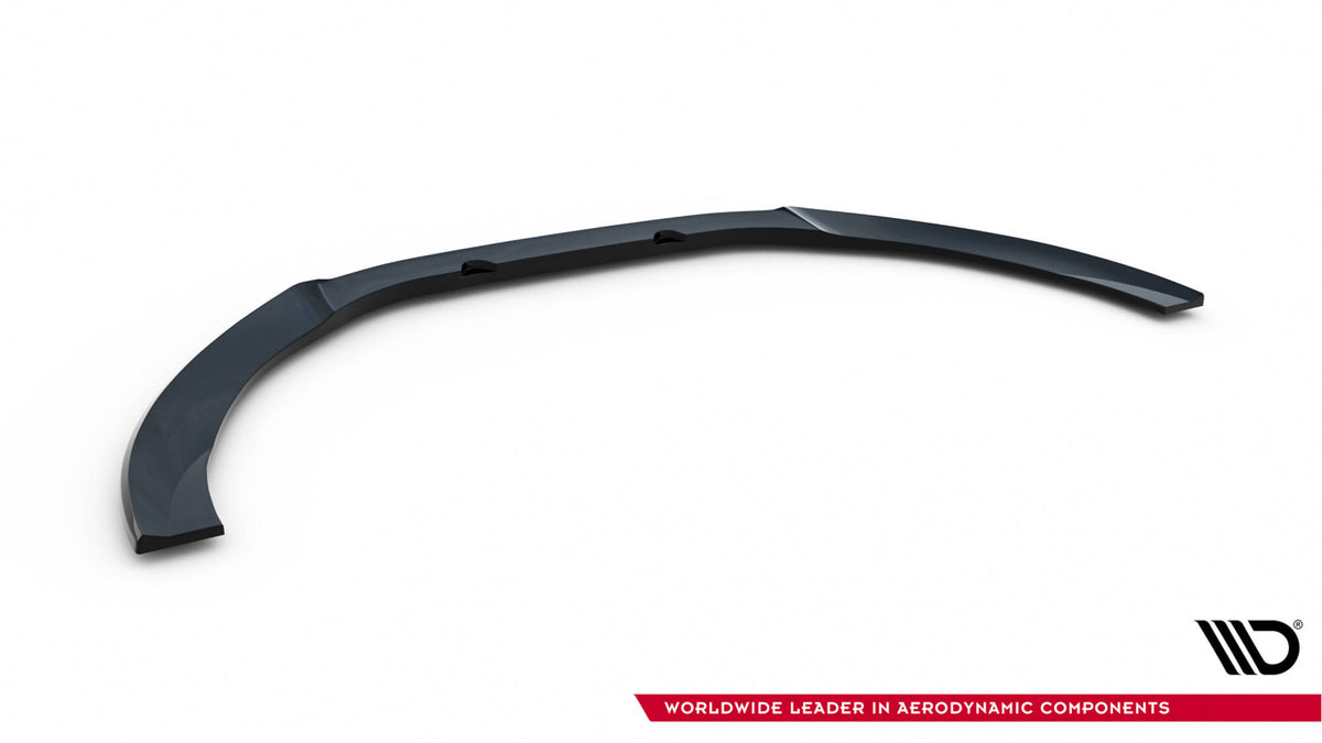 Street+ Spoilerlippe Front Ansatz V.2 passend für Audi RS6 C7 / C7 Facelift schwarz Hochglanz – Ansicht 6
