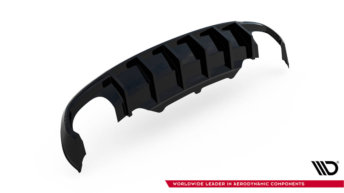 Diffusor Heck Ansatz passend für Audi S5 Coupe / Cabrio S-Line 8T – Ansicht 8
