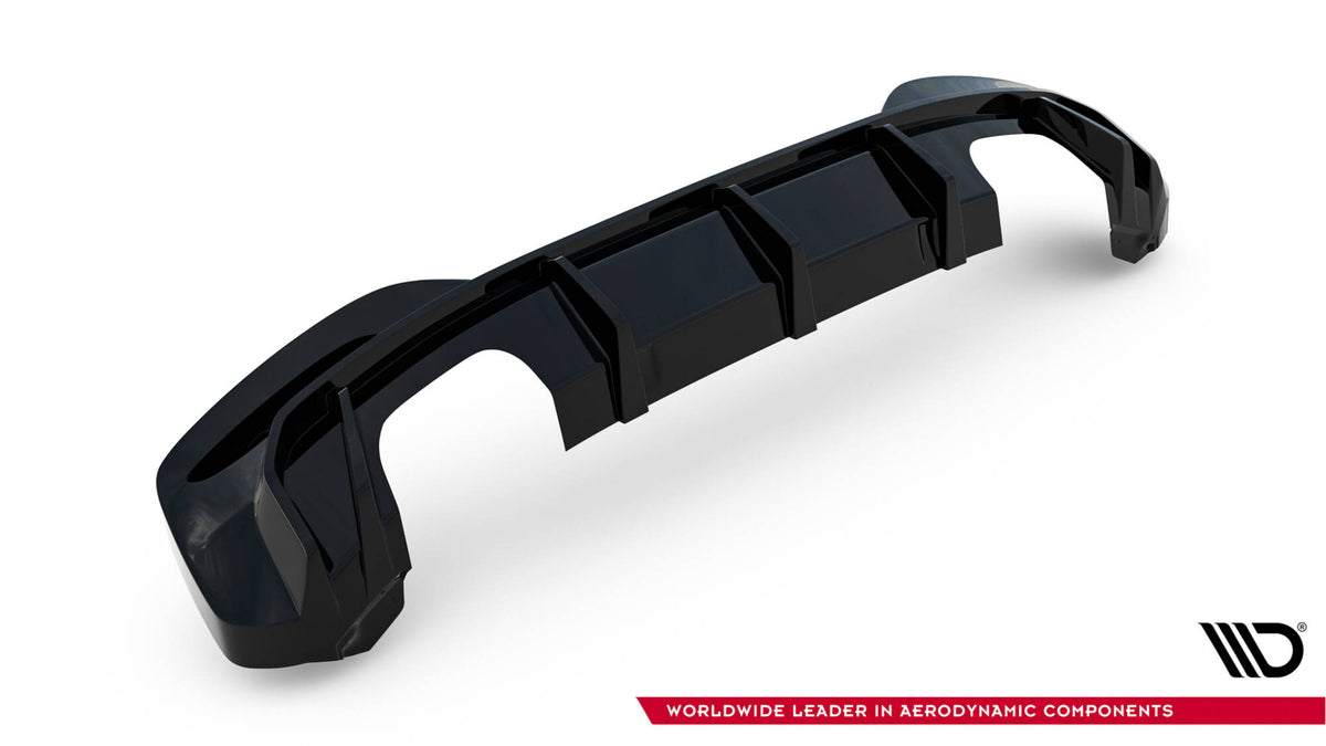 Diffusor Heck Ansatz V.3 passend für BMW 1er M-Paket / M140i F20 Facelift (Doppelauspuff li. re.) – Ansicht 5