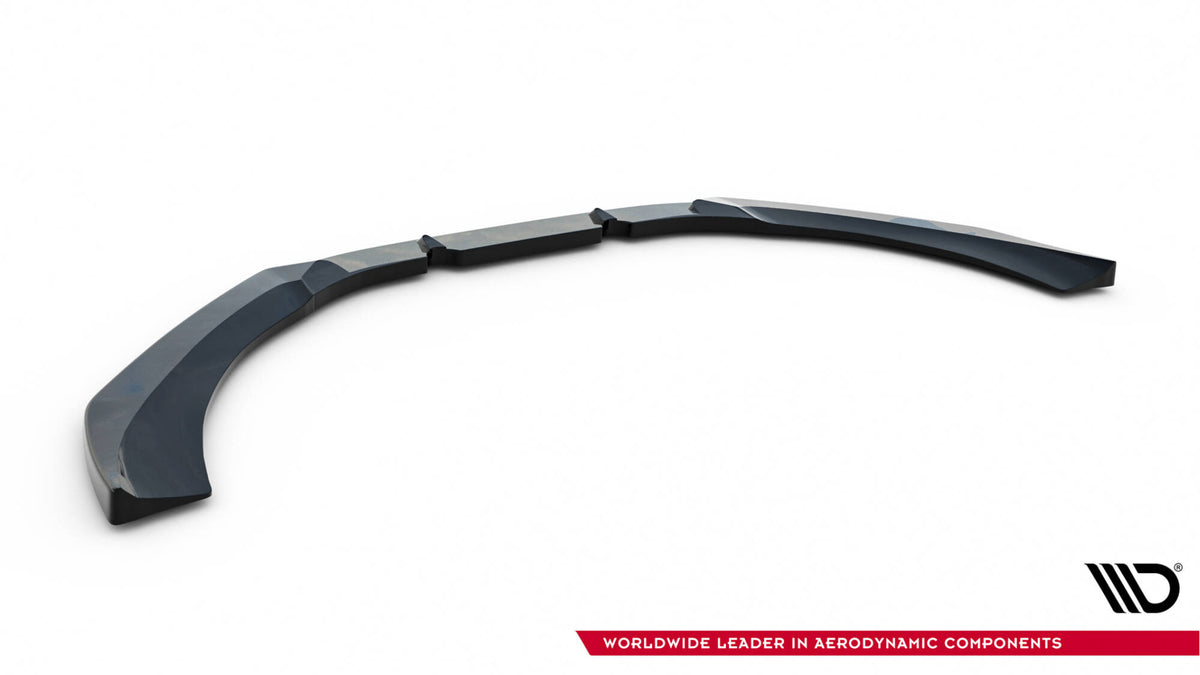 Street+ Spoilerlippe Front Ansatz V.4 passend für Audi RS6 C7 / C7 Facelift schwarz Hochglanz – Ansicht 6