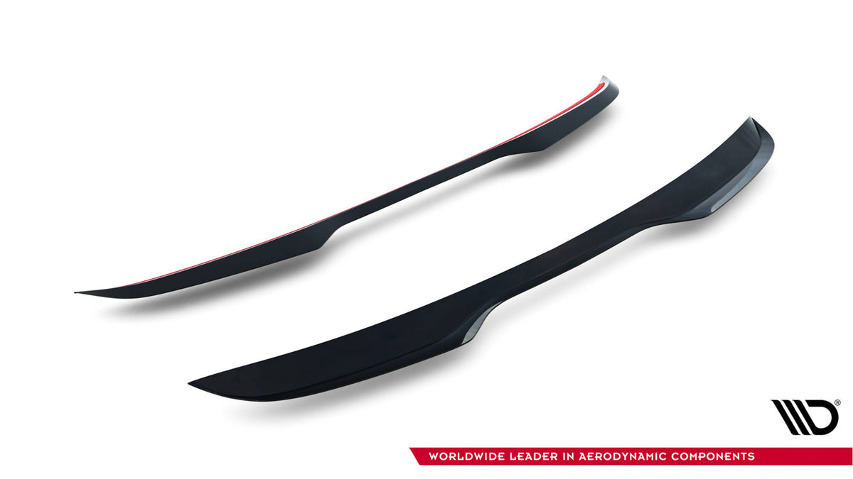 Heckspoiler Lippe Abarth 500e schwarz Hochglanz – Ansicht 6