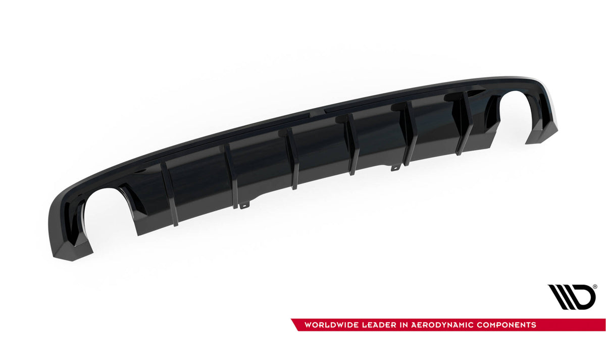 Diffusor Heck Ansatz V.1 passend für Audi A4 S-line B9 (Einzelauspuff li. re.) – Ansicht 10