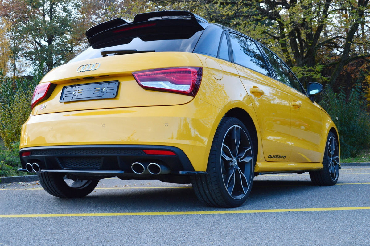 Heckansatz Audi S1 8X schwarz Hochglanz – Ansicht 4