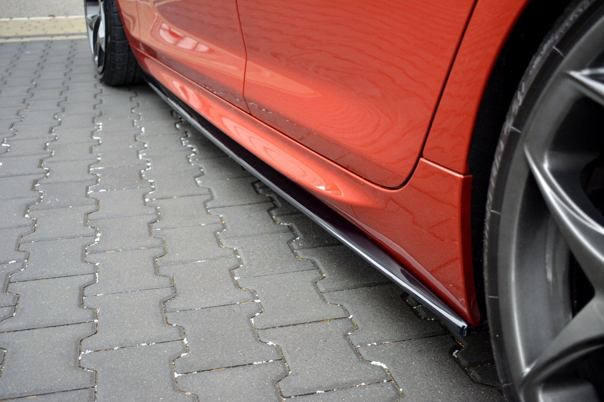Street+ Seitenschweller Leisten passend für BMW M6 GRAN COUPÉ schwarz Hochglanz – Ansicht 4