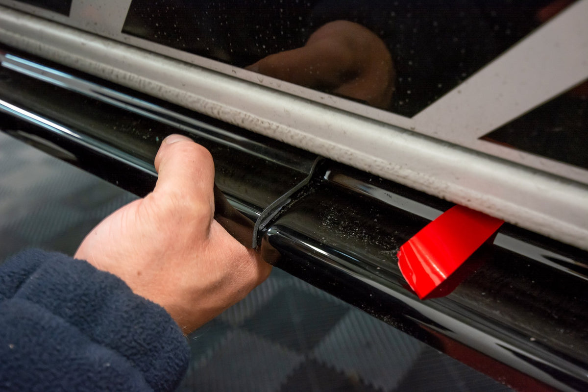 Street+ Seitenschweller Leisten passend für VW T6 schwarz Hochglanz – Ansicht 10
