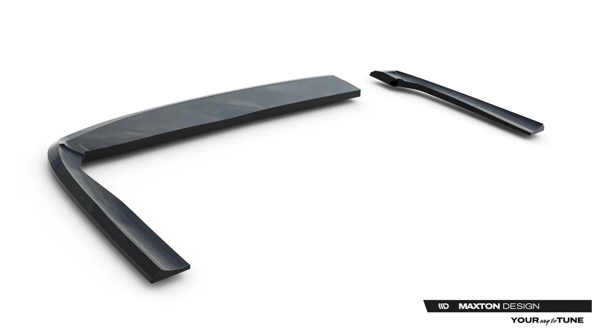 Heck Ansatz Flaps Diffusor passend für BMW M3 / 3 M-Paket Coupe / Cabrio E36 schwarz Hochglanz – Ansicht 6