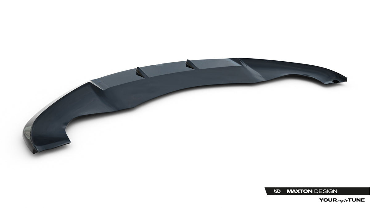 Street+ Spoilerlippe Front Ansatz V.1 passend für Tesla Model S Mk1 schwarz Hochglanz – Ansicht 7