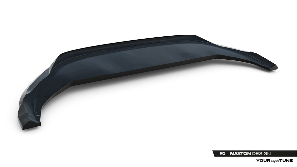 Street+ Spoilerlippe Front Ansatz V.2 passend für VW Tiguan R-Line Mk3 schwarz Hochglanz – Ansicht 9