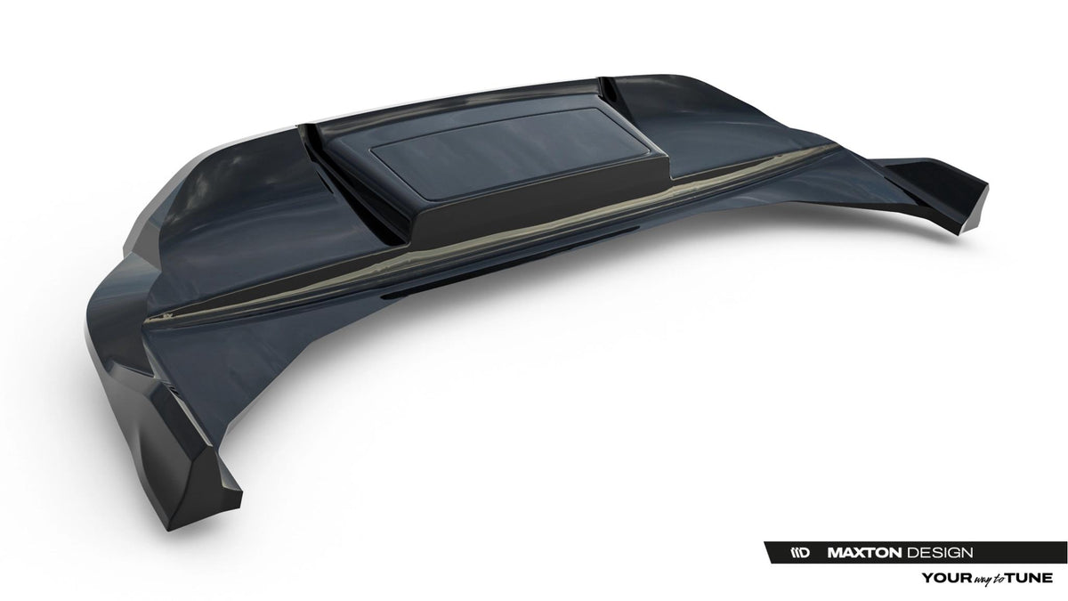 Street+ Mittlerer Diffusor RACE passend für Audi Q6 e-tron S-Line / SQ6 e-tron SUV / Sportback Mk1 schwarz Hochglanz – Ansicht 6