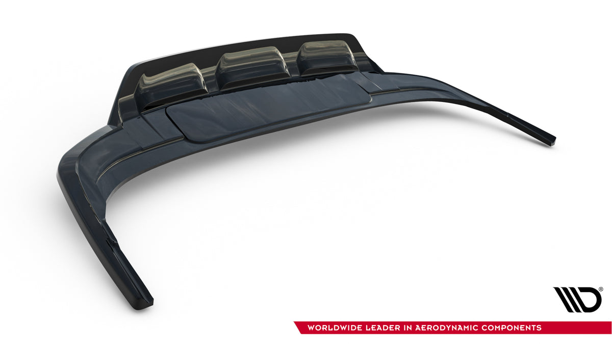 Street+ Mittlerer Diffusor RACE passend für Audi RSQ8 Mk1 Facelift schwarz Hochglanz – Ansicht 8