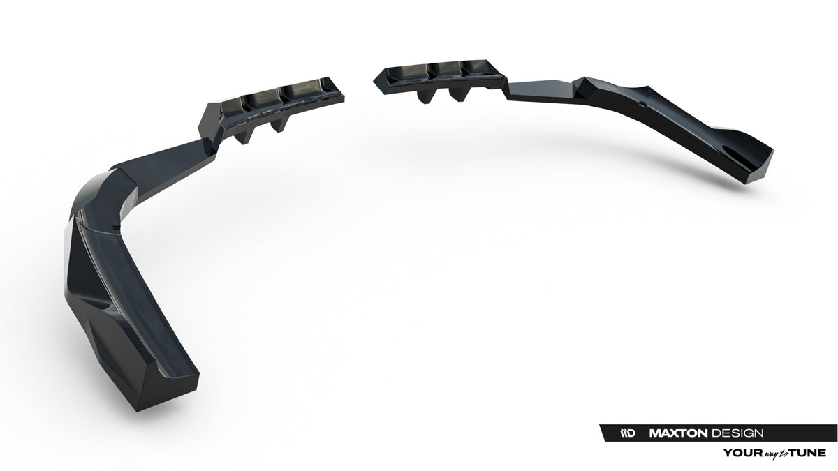 Street+ Mittlerer Diffusor RACE passend für BMW X3 M50 G45 schwarz Hochglanz – Ansicht 5