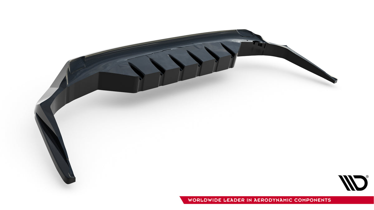 Street+ Mittlerer Diffusor RACE passend für Lexus UX F-Sport Mk1 schwarz Hochglanz – Ansicht 6