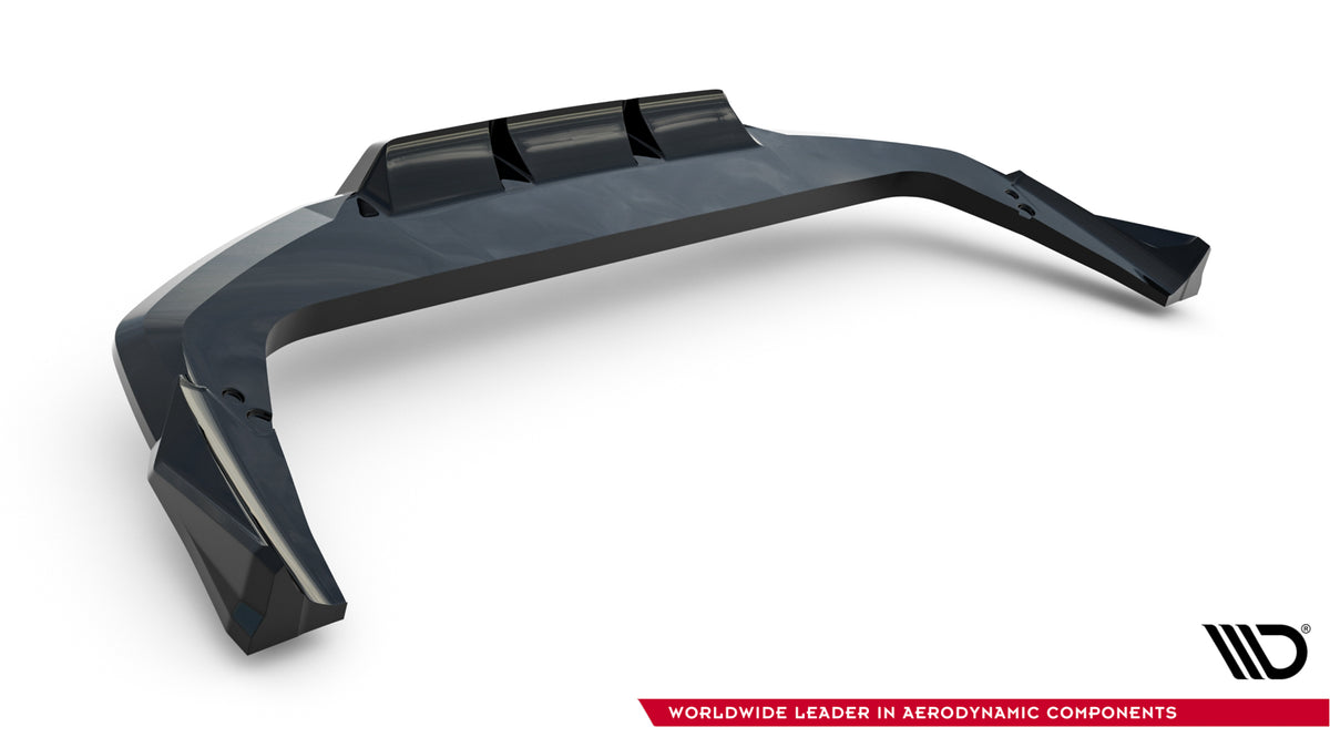 Street+ Mittlerer Diffusor RACE passend für BMW X2 M-Paket / iX2 U10 schwarz Hochglanz – Ansicht 5