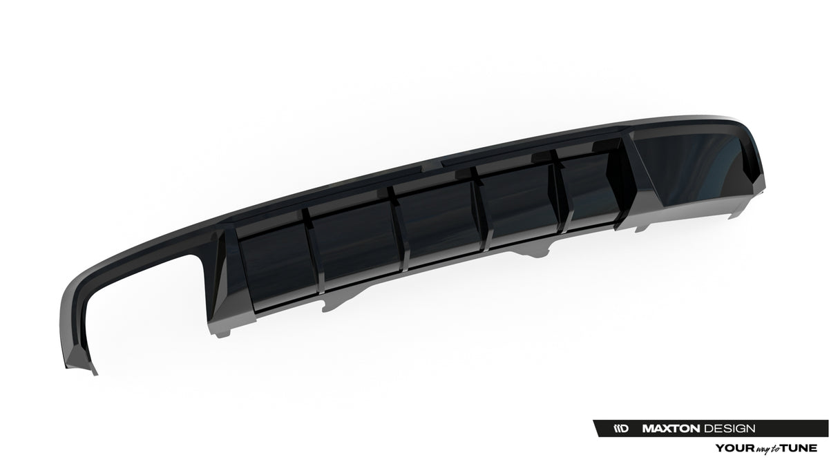Diffusor Heck Ansatz V.2 passend für Audi A4 S-Line Limousine / Avant B9 – Ansicht 9