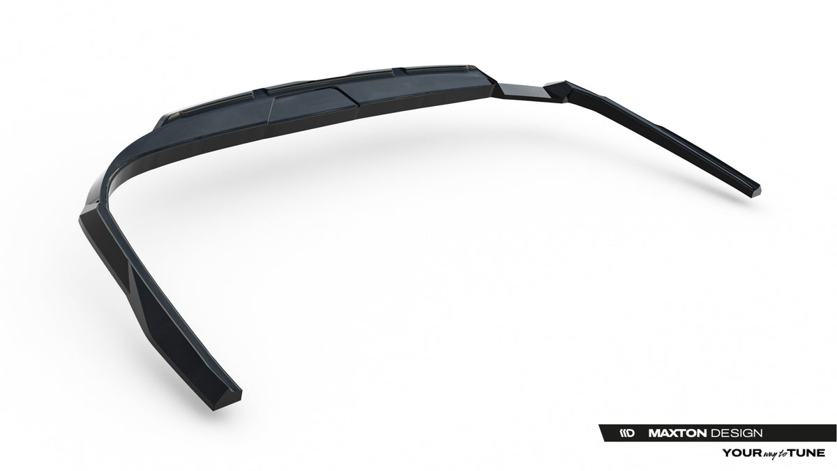 Street+ Mittlerer Diffusor RACE passend für V.1 Audi A6 S-Line C9 schwarz Hochglanz – Ansicht 8
